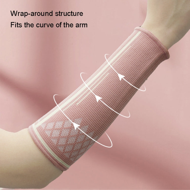 Pink wrap-around volleyball wrist guard sleeves molded to the arm’s curve