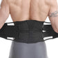 Black lifting belt with padded segments and central diamond-shaped reinforcement