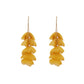 Long Exaggerated Fabric Art Handmade Petal Earrings, E1908-21 Blue, E1908-22 Yellow, E1908-23 Red, E1908-24 Pink, E1908-25 Black, E1908-26 White, E1908-27 Blue, E1908-28 Red, E1908-29 Black, E1908-30 Yellow, E1908-31 Pink, E1908-32 White, E1908-33 Blac...