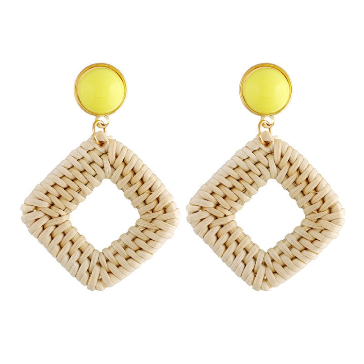 Bamboo Vine Handmade Woven Earrings Bosomia Style Earrings, E2002-1 Ear Hook Circle, E2002-2 Black Frame, E2002-3 Yellow Frame, E2002-4 Blue Frame, E2002-5 Knock Pattern Circle, E2002-6 Knock Pattern Deep Cake, E2002-7 Knock Pattern Water Drop         ...