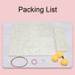 Wooden DIY table tennis kit pieces with yellow balls, elastic cord, and small parts