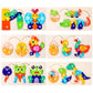 Wooden Animal Growth Process Evolution 3D Jigsaw Puzzle Toy Early Education Building Blocks
