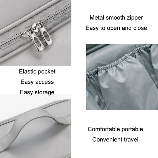 Baona BN-DS006 for Dyson Airwrap Multifunctional PU Leather Storage Bag, BN-DS006 Grey