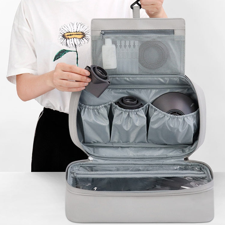 Baona BN-DS006 for Dyson Airwrap Multifunctional PU Leather Storage Bag, BN-DS006 Grey