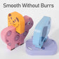 Animal balance stacking blocks with smooth wooden animal pieces on oval bases