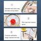 Instruction infographic showing hand crank, red wheel, and conductor perforation design
