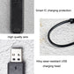 USB charging cable with reinforced alloy USB head and durable high-quality wire