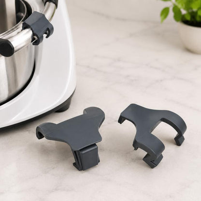 Blender handle bracket replacement parts, dark gray clip pieces