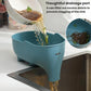YanYU Multi-Purpose Kitchen Storage Elephant Drain Basket Household Fruit Vegetable Basket