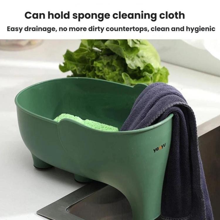 YanYU Multi-Purpose Kitchen Storage Elephant Drain Basket Household Fruit Vegetable Basket