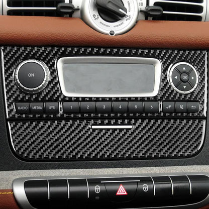 For 2011-2015 Benz Smart Fortwo 2pcs /Set CD Panel Stickers