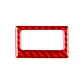 Red carbon-fiber style air-con temperature display frame sticker