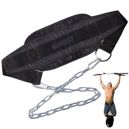 Fitness Weight Belt with Thickened Iron Chain, Weight Belt