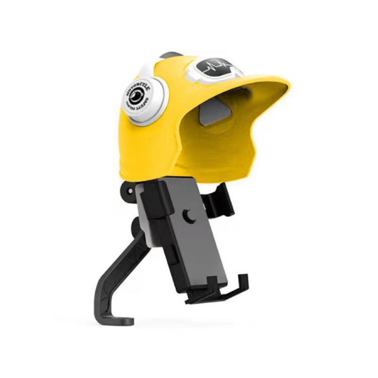 Small Helmet Sunscreen Phone Stand Bracket Motorcycle Mobile Phone Holder,Spec:, Handlebar White, Rearview Mirror Blue, Rearview Mirror White, Blue Helmet, White Helmet, Handlebar Black, Handlebar Yellow, Rearview Mirror Black, Rearview Mirror Yellow