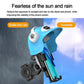 Small Helmet Sunscreen Phone Stand Bracket Motorcycle Mobile Phone Holder,Spec:, Handlebar White, Rearview Mirror Blue, Rearview Mirror White, Blue Helmet, White Helmet, Handlebar Black, Handlebar Yellow, Rearview Mirror Black, Rearview Mirror Yellow