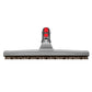 Wide soft velvet floor brush head with dense bristles and red release clips