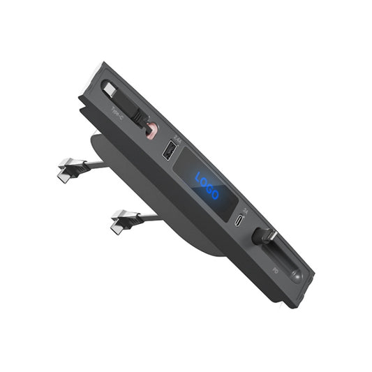 For Tesla Model 3 / Y 27W Quick Interior Charger Intelligent USB-C/Type-C Docking Station HUB, PT-DSL-2 Type-C