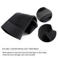 Black diving socks with close-up views of seams and cuff edge construction