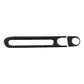 Glove box handle trim sticker set with carbon fiber look finish, no red accents