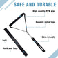 Black Y-shaped traction frame with soft padded straps and hook-and-loop closure