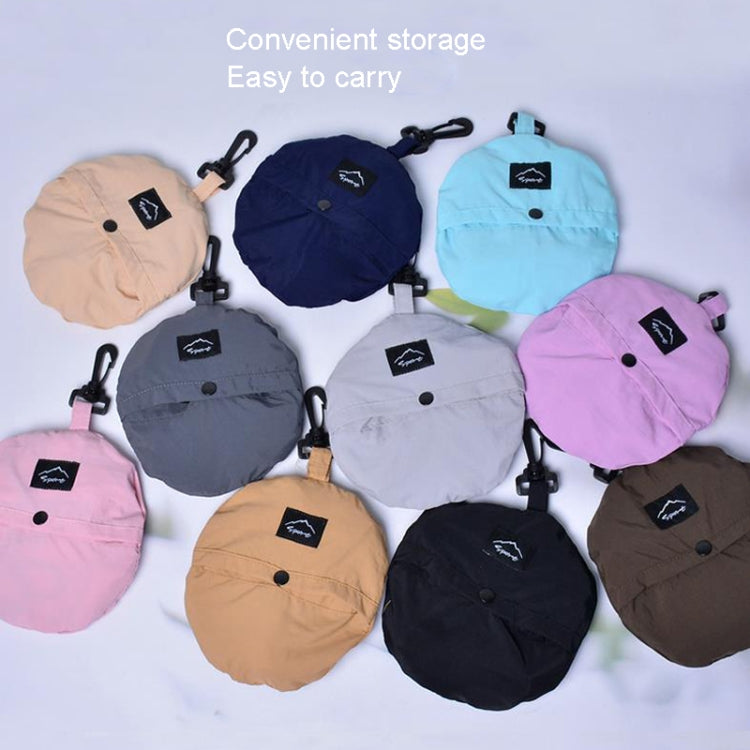 Waterproof fisherman hats in assorted colors with hanging loops for storage