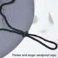 Gray foldable fisherman sun hat with chin strap and drawstring toggle