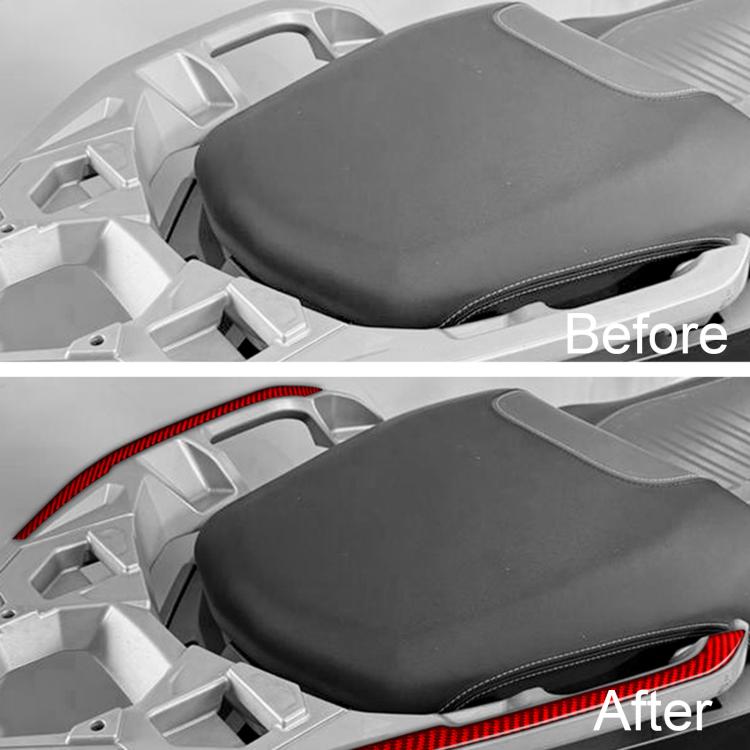 For 2021-2023 BMW C400X 2pcs /Set Rear Handrail Stickers