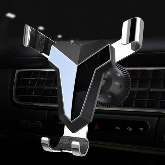 Gravity Navigation Car Air Outlet Triangular Mobile Phone Holder
