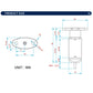 3D Touch Bed Automatically Level Sensor Print Compensation Sensor, 1m, 1.5m