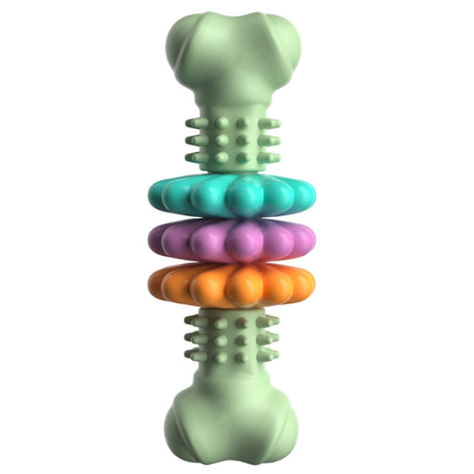 BG5056 TPR Pet Chewing Toys Bone Shape Dog Teething Stick, BG5056 ( Green), BG5056 (Blue), BG5056 (Pink)