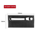 Glove box trim sticker set, black carbon fiber; size 330mm by 140mm