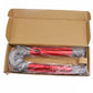 For Dyson V7 V8 V10 V11 Vacuum Cleaner Foldable Extension Rod Accessories, Foldable Pipe (Red)