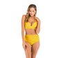 Lace-Up Halter Backless High-Waisted Swimsuit Split Printed Bikini Swimsuit, S, M, L, XL, XXL, XXXL