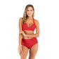 Lace-Up Halter Backless High-Waisted Swimsuit Split Printed Bikini Swimsuit, S, M, L, XL, XXL, XXXL