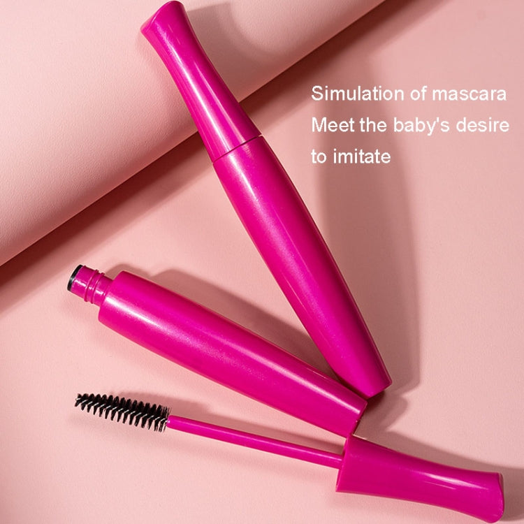 Pink toy mascara tubes with two wand applicators