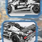 Assembly Metal Car Model Intelligence Handmade Assembly Toy Building Block, Racing Car