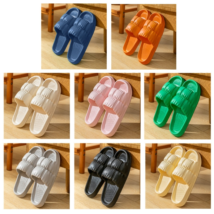 Multicolor EVA slide slippers set, padded crossover straps in several shades