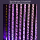 Black plug-in mosquito killer lamp with purple UV light grill