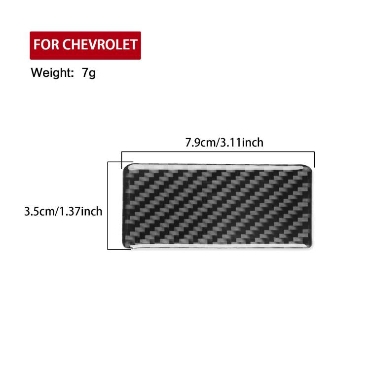 Black carbon-fiber storage box sticker, rounded rectangle shape for dashboard recess