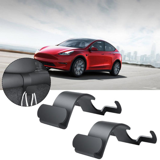For Tesla Model Y 1pair Rear Trunk Hook Bag Umbrella Hanger, 1pair