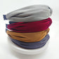 5cm Wide-brimmed Pressed Hair Solid Color Headband