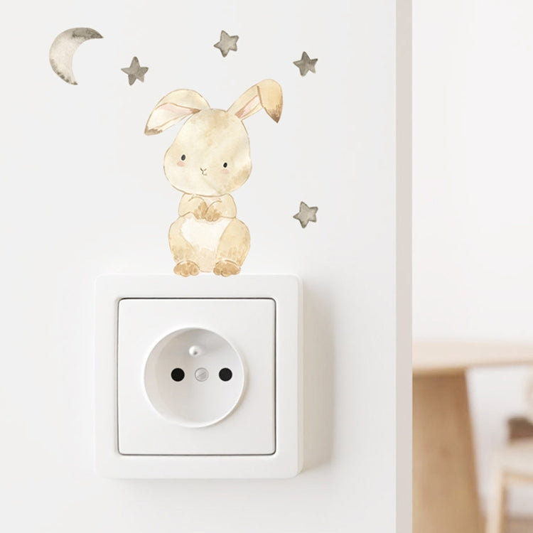 Cartoon Animal Switch Sticker Children Room Decoration