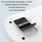 Double-head car fan base with adhesive mount and black control panel insert
