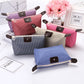Striped Dumpling Cosmetic Bag Travel Folding Toiletry Bag
