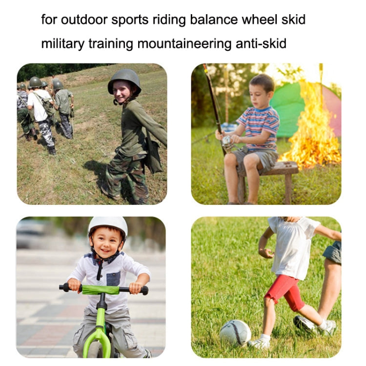 Outdoor training collage with children riding balance wheels, playing, and sports outdoors