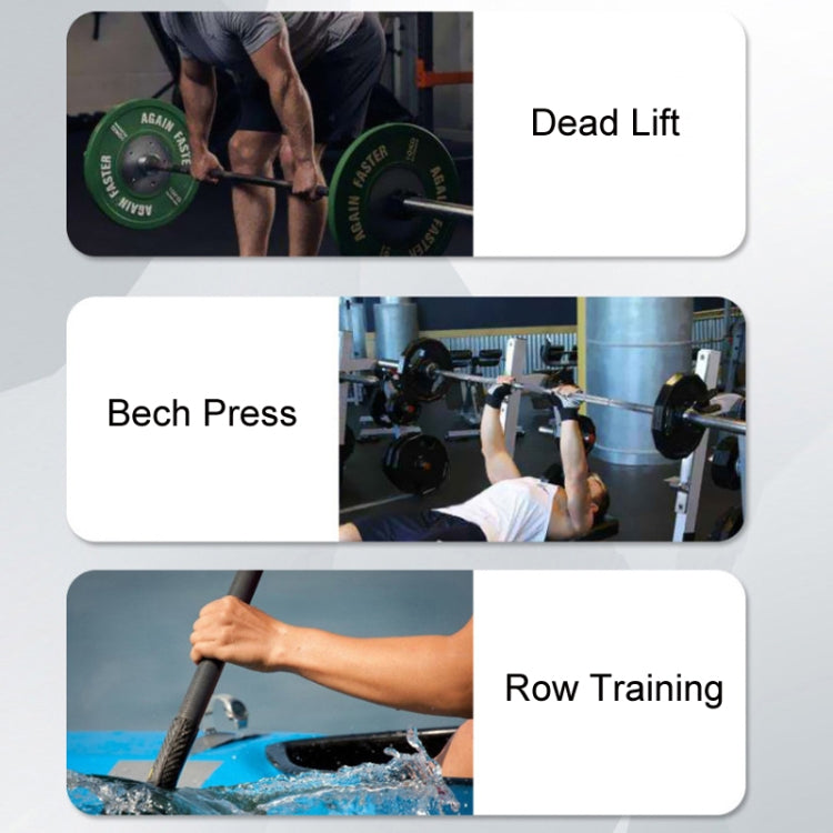 Wrist wrap training infographic with exercise photos and activity labels