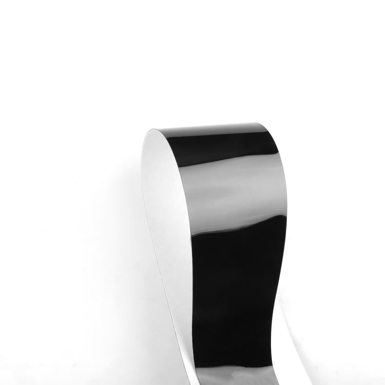 Roll of black B-pillar decorative sticker film with silver backing
