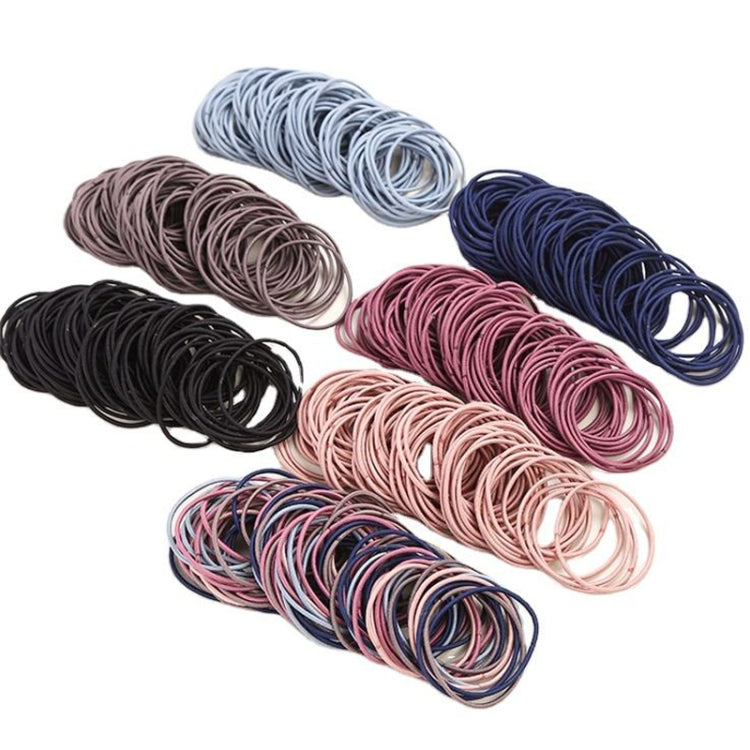 Stretchy nylon hair rings, assorted multicolor elastic hair bands