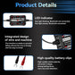 KONNWEI BK400 battery monitor with LED indicator panel and high-quality battery clips