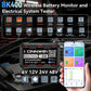 KONNWEI BK400 wireless battery monitor with phone app displaying battery test results